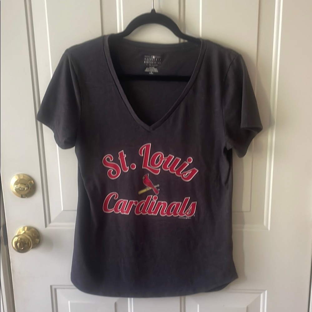 St. Louis Cardinals Dark Gray Tee Shirt Women’s Size M